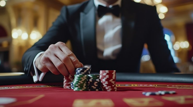 deras88 Quick Bet app interface showing blackjack and roulette bet entry screen